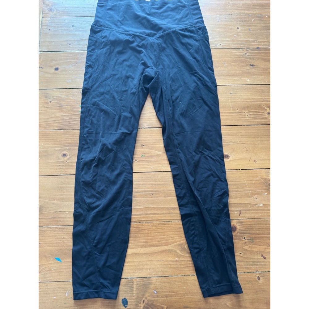 Halara Black High Waisted Athletic Leggings with Pockets Womens Size S